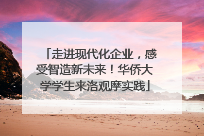 走进现代化企业，感受智造新未来！华侨大学学生来洛观摩实践
