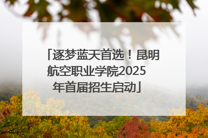 逐梦蓝天首选！昆明航空职业学院2025年首届招生启动