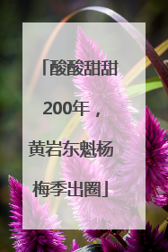 酸酸甜甜200年，黄岩东魁杨梅季出圈