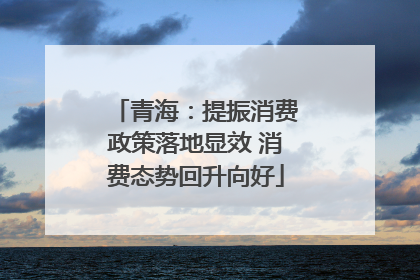 青海：提振消费政策落地显效 消费态势回升向好
