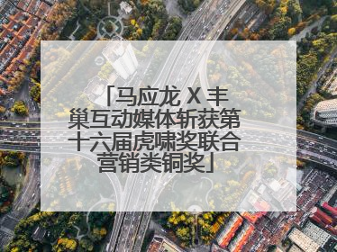 马应龙 X 丰巢互动媒体斩获第十六届虎啸奖联合营销类铜奖
