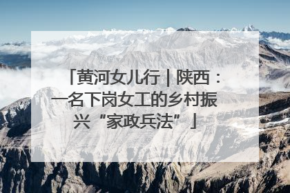 黄河女儿行｜陕西：一名下岗女工的乡村振兴“家政兵法”