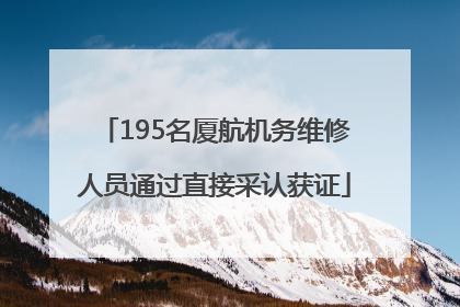 195名厦航机务维修人员通过直接采认获证