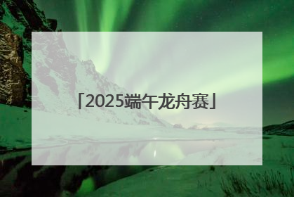 2025端午龙舟赛