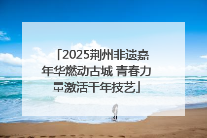 2025荆州非遗嘉年华燃动古城 青春力量激活千年技艺