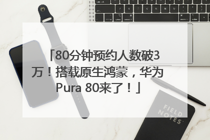 80分钟预约人数破3万！搭载原生鸿蒙，华为Pura 80来了！