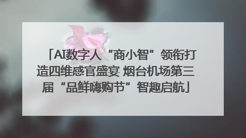 AI数字人“商小智”领衔打造四维感官盛宴 烟台机场第三届“品鲜嗨购节”智趣启航