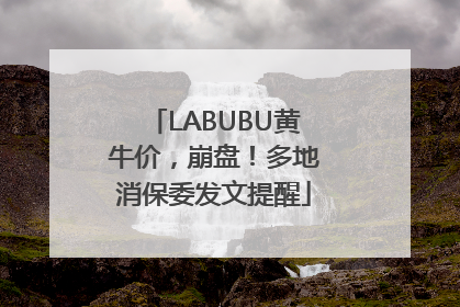 LABUBU黄牛价，崩盘！多地消保委发文提醒